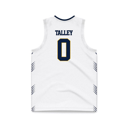 AU - NCAA Men's Basketball : Markus Talley - White Basketball Jersey-1