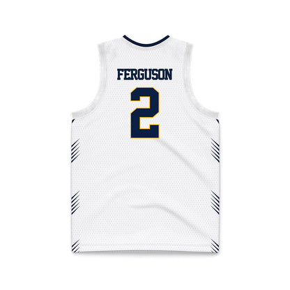 AU - NCAA Men's Basketball : Tameron Ferguson - White Basketball Jersey