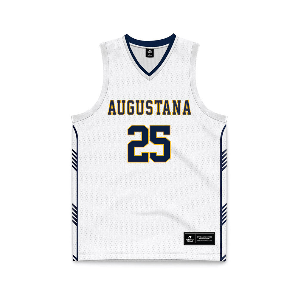AU - NCAA Men's Basketball : Jack Hastreiter - White Basketball Jersey-0