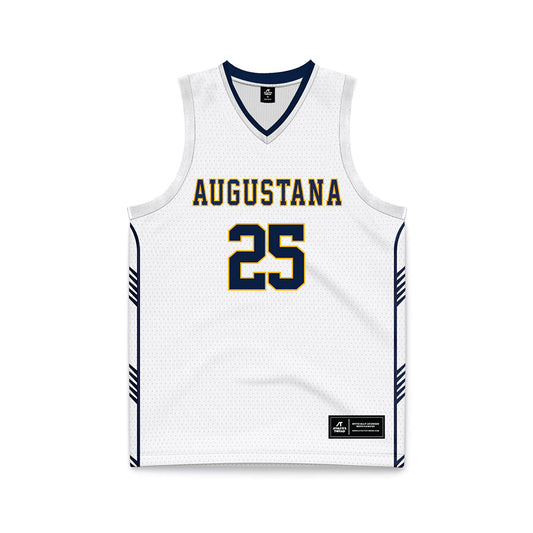 AU - NCAA Men's Basketball : Jack Hastreiter - White Basketball Jersey-0