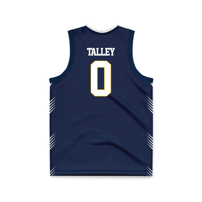 AU - NCAA Men's Basketball : Markus Talley - Navy Basketball Jersey-1
