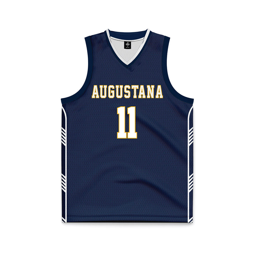 AU - NCAA Men's Basketball : Don Ferguson III - Navy Basketball Jersey