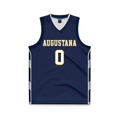 AU - NCAA Men's Basketball : Markus Talley - Navy Basketball Jersey-0