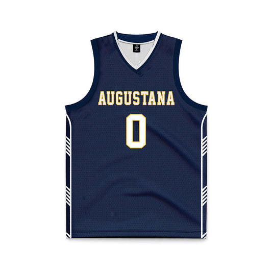 AU - NCAA Men's Basketball : Markus Talley - Navy Basketball Jersey-0