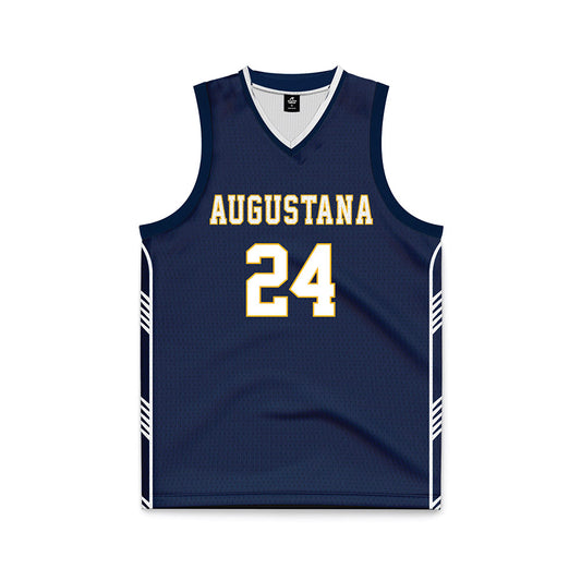 AU - NCAA Men's Basketball : Hayden Brown - Navy Basketball Jersey-0