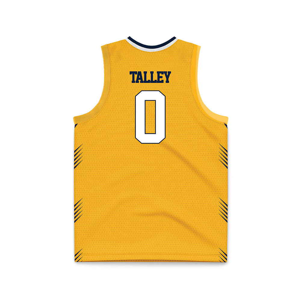 AU - NCAA Men's Basketball : Markus Talley - Gold Basketball Jersey-1