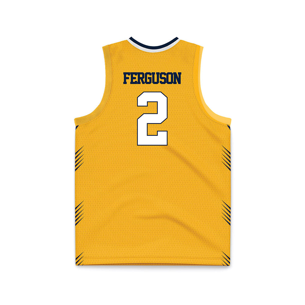 AU - NCAA Men's Basketball : Tameron Ferguson - Gold Basketball Jersey