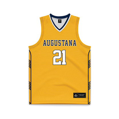 AU - NCAA Men's Basketball : Conner Kraft - Gold Basketball Jersey