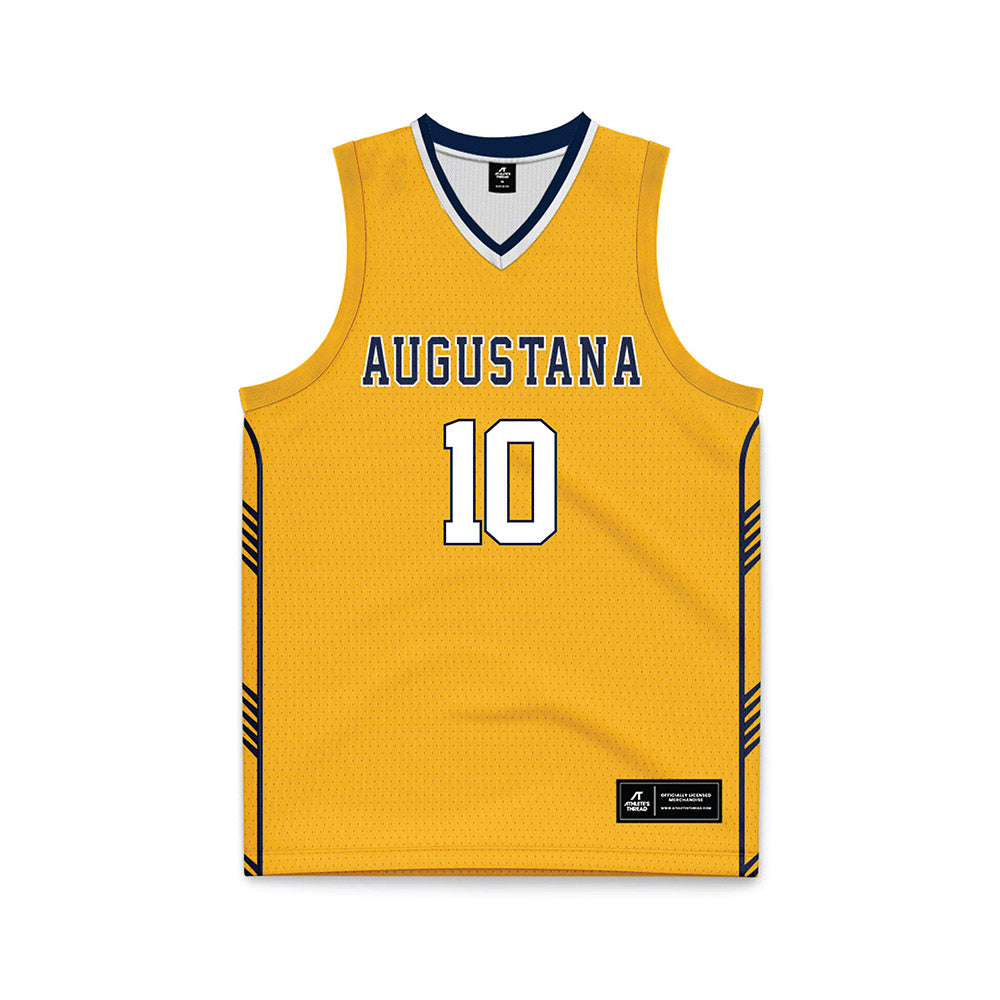 AU - NCAA Men's Basketball : Amari Westmoreland-Vendiola - Gold Basketball Jersey-0