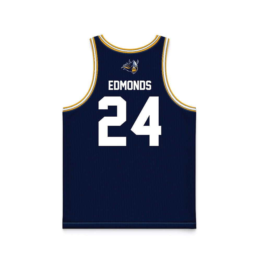 AU - NCAA Women's Basketball : Kristin Edmonds - Navy Basketball Jersey-1