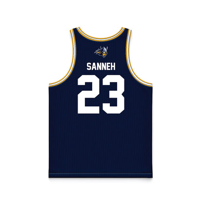 AU - NCAA Women's Basketball : Isabella Sanneh - Navy Basketball Jersey-1