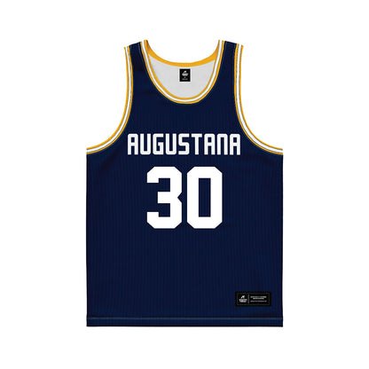 AU - NCAA Women's Basketball : Maliyah Elliott - Navy Basketball Jersey-0
