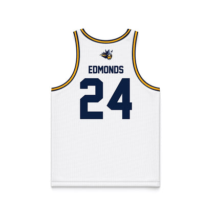 AU - NCAA Women's Basketball : Kristin Edmonds - White Basketball Jersey-1
