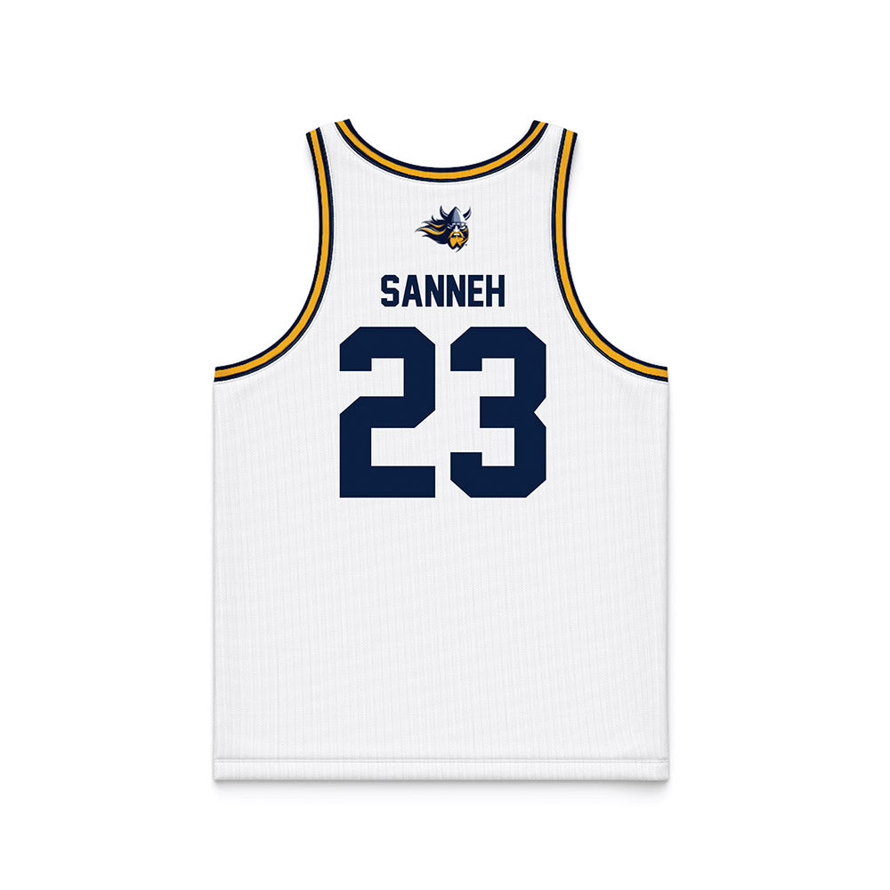 AU - NCAA Women's Basketball : Isabella Sanneh - White Basketball Jersey-1