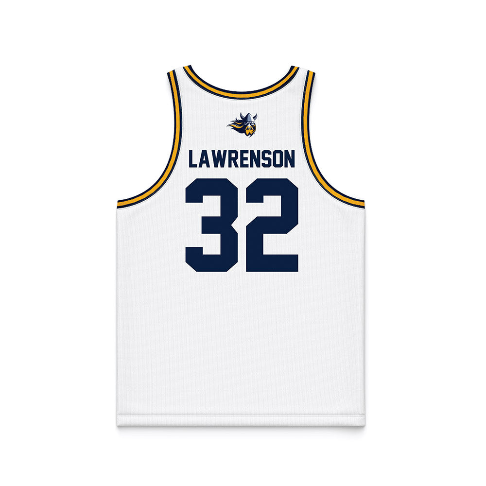 AU - NCAA Women's Basketball : Makinley Lawrenson - White Basketball Jersey-1