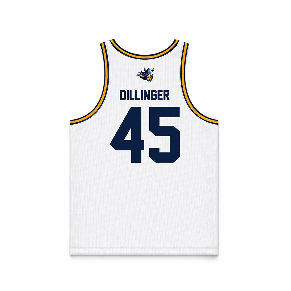 AU - NCAA Women's Basketball : Greta Dillinger - White Basketball Jersey-1