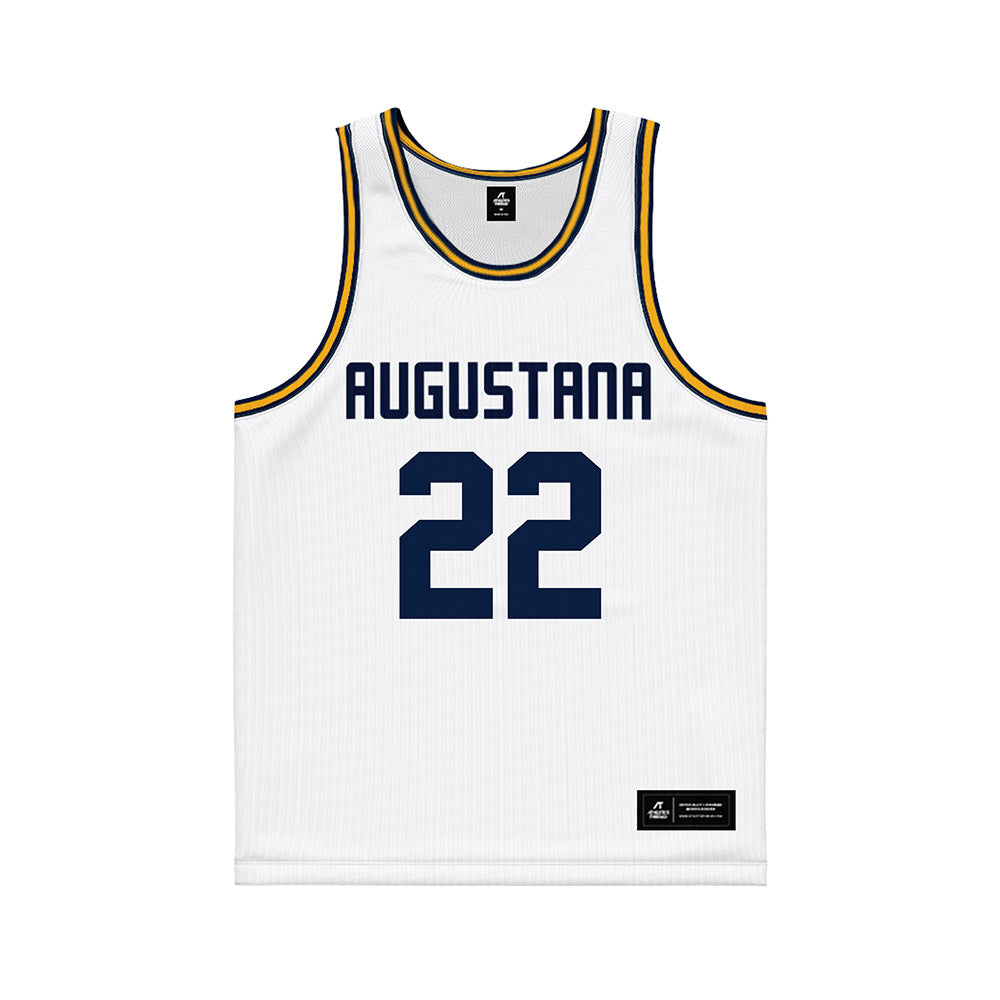 AU - NCAA Women's Basketball : Ava Pautz - White Basketball Jersey-0
