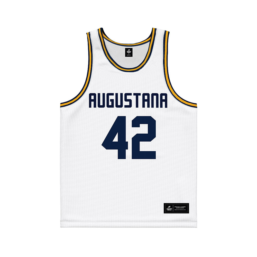 AU - NCAA Women's Basketball : Mia Donald - White Basketball Jersey-0