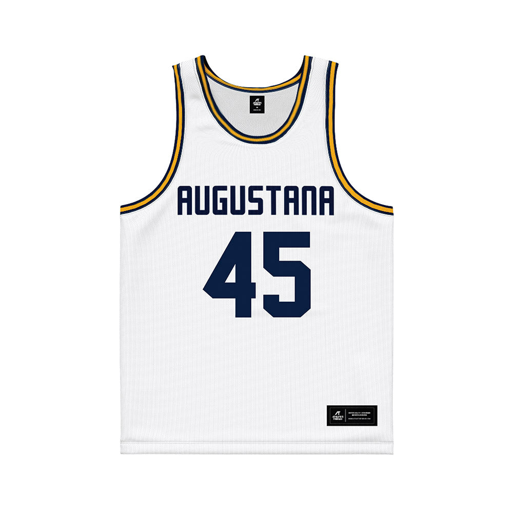 AU - NCAA Women's Basketball : Greta Dillinger - White Basketball Jersey-0