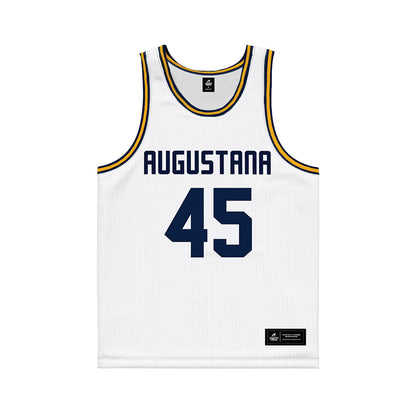 AU - NCAA Women's Basketball : Greta Dillinger - White Basketball Jersey-0