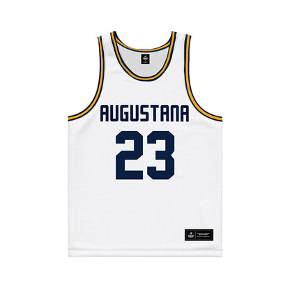 AU - NCAA Women's Basketball : Isabella Sanneh - White Basketball Jersey-0