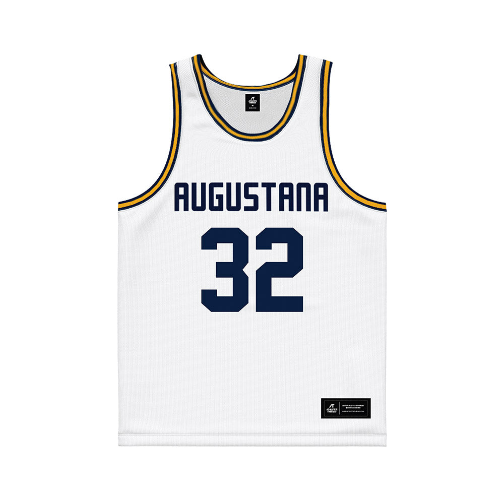 AU - NCAA Women's Basketball : Makinley Lawrenson - White Basketball Jersey-0