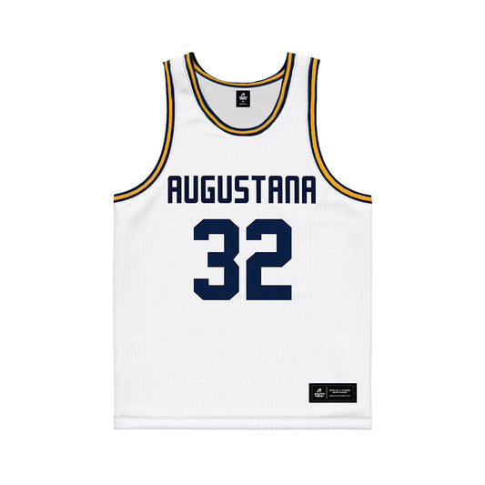 AU - NCAA Women's Basketball : Makinley Lawrenson - White Basketball Jersey-0
