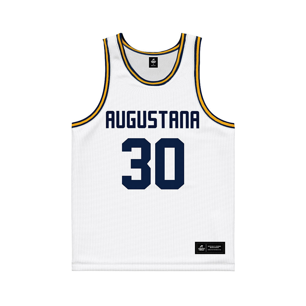 AU - NCAA Women's Basketball : Maliyah Elliott - White Basketball Jersey-0