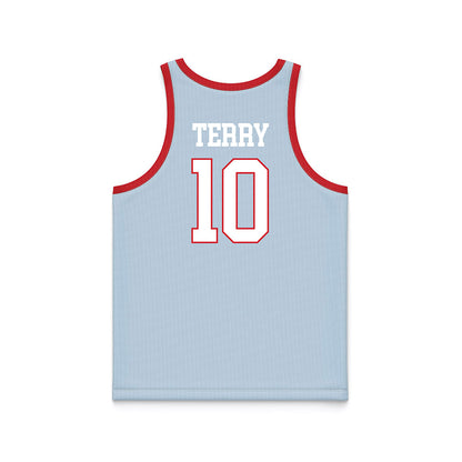 LA Tech - NCAA Women's Basketball : Jayden Terry - Blue Basketball Jersey-1
