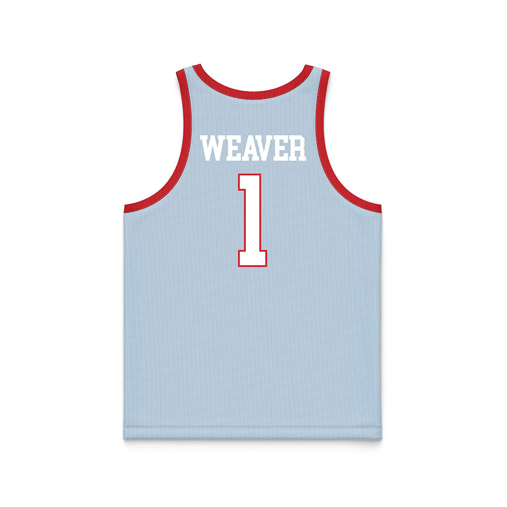 LA Tech - NCAA Women's Basketball : Alexia Weaver - Blue Basketball Jersey-1