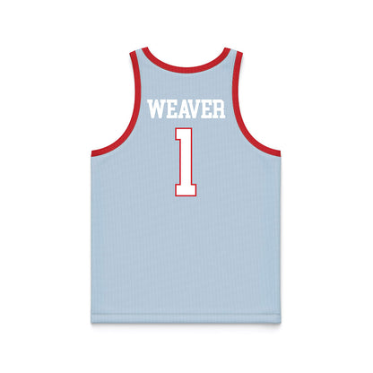 LA Tech - NCAA Women's Basketball : Alexia Weaver - Blue Basketball Jersey-1