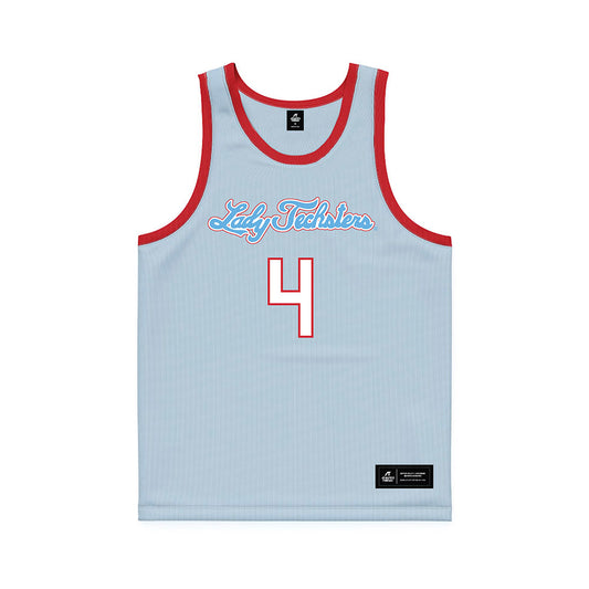 LA Tech - NCAA Women's Basketball : Joy Madison-Key - Blue Basketball Jersey-0