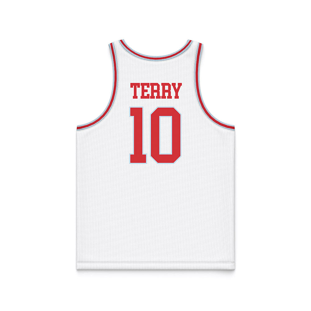 LA Tech - NCAA Women's Basketball : Jayden Terry - White Basketball Jersey-1