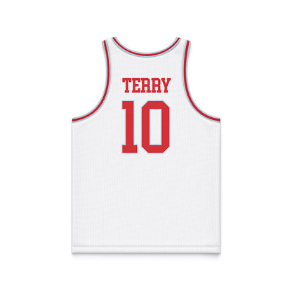 LA Tech - NCAA Women's Basketball : Jayden Terry - White Basketball Jersey-1