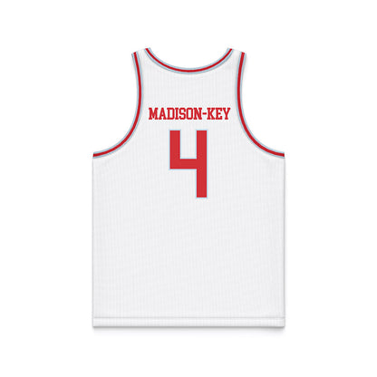 LA Tech - NCAA Women's Basketball : Joy Madison-Key - White Basketball Jersey-1