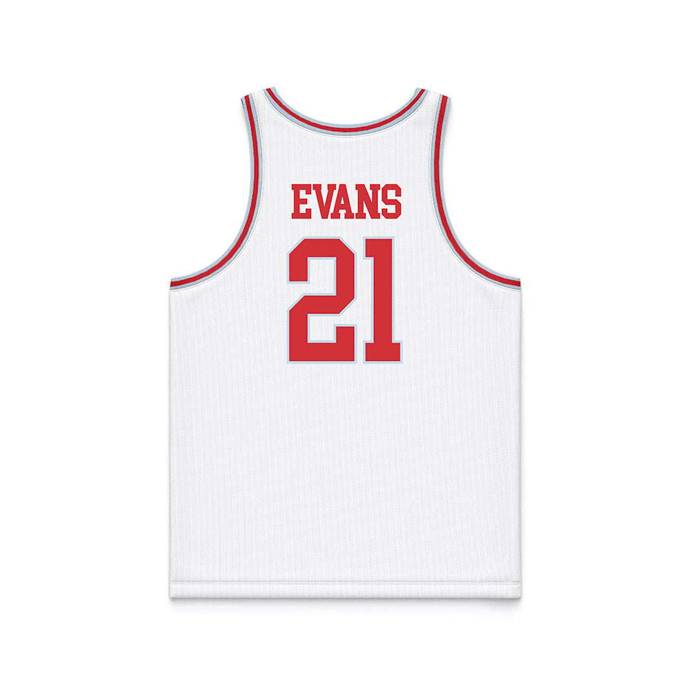 LA Tech - NCAA Women's Basketball : Kennedy Evans - White Basketball Jersey-1