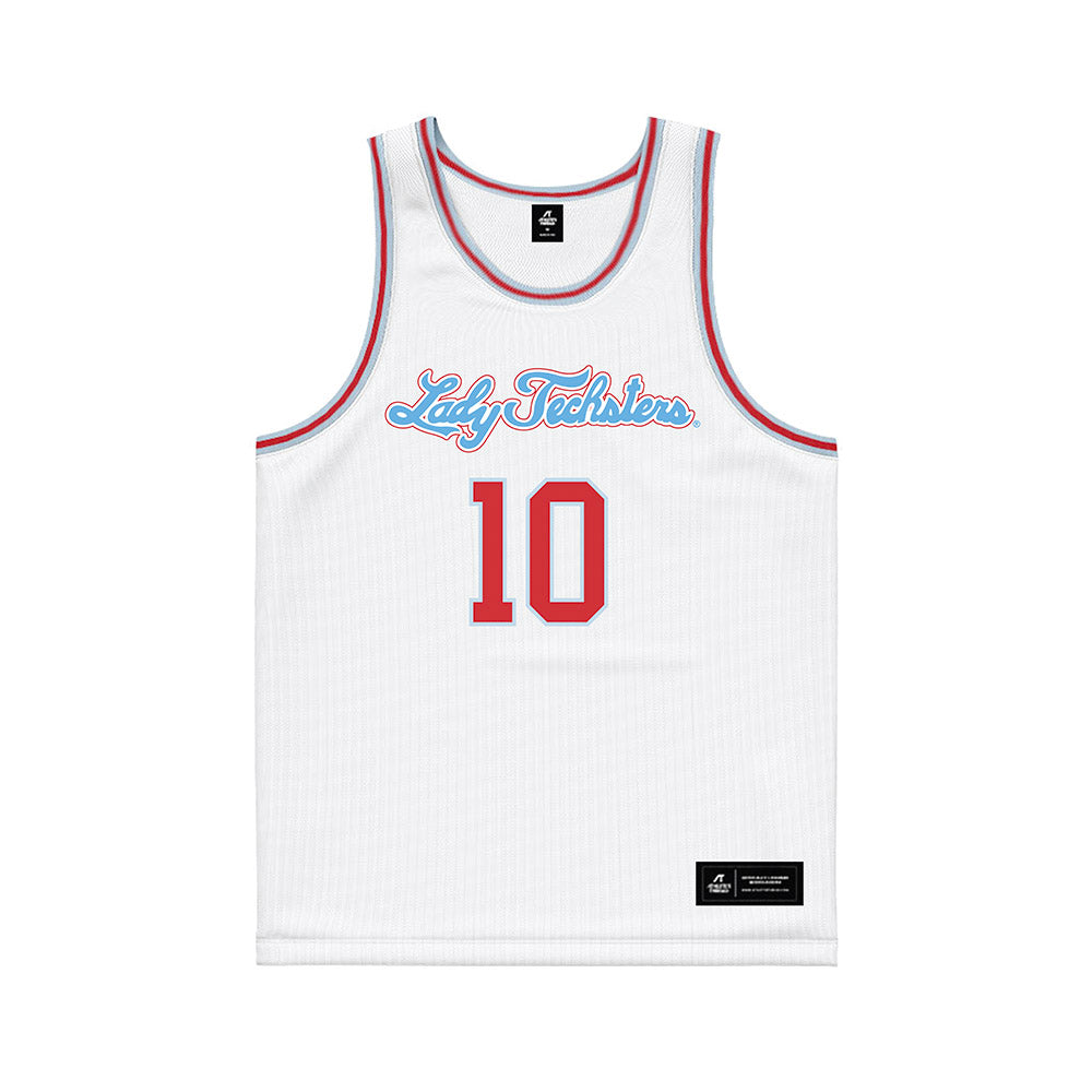 LA Tech - NCAA Women's Basketball : Jayden Terry - White Basketball Jersey-0