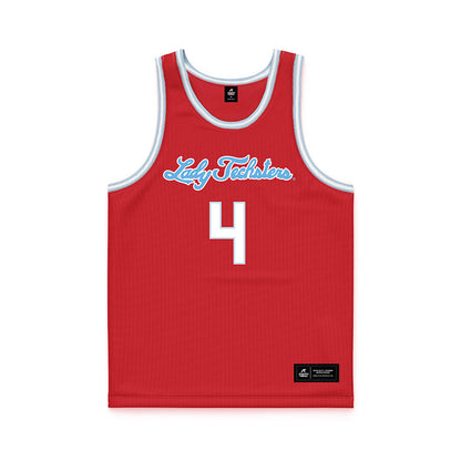 LA Tech - NCAA Women's Basketball : Joy Madison-Key - Red Basketball Jersey-0