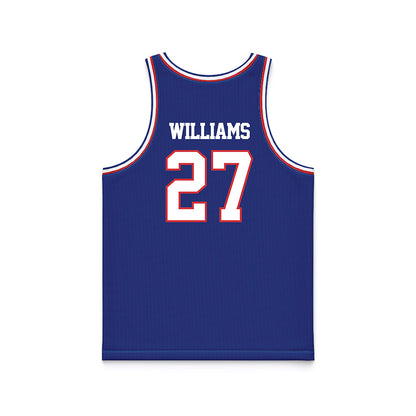 LA Tech - NCAA Men's Basketball : A'Meir Williams - Royal Basketball Jersey-1
