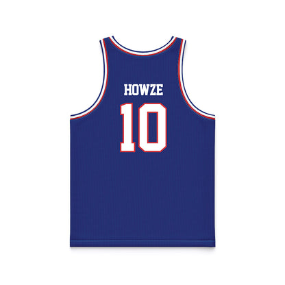 LA Tech - NCAA Men's Basketball : Kylan Howze - Royal Basketball Jersey-1