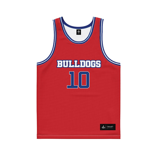 LA Tech - NCAA Men's Basketball : Kylan Howze - Red Basketball Jersey-0