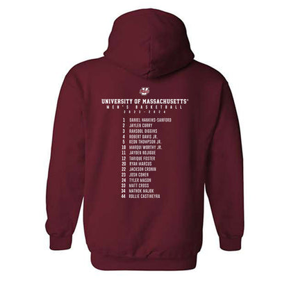 UMass - NCAA Men's Basketball : Dwayne Wimbley - Hooded Sweatshirt-1