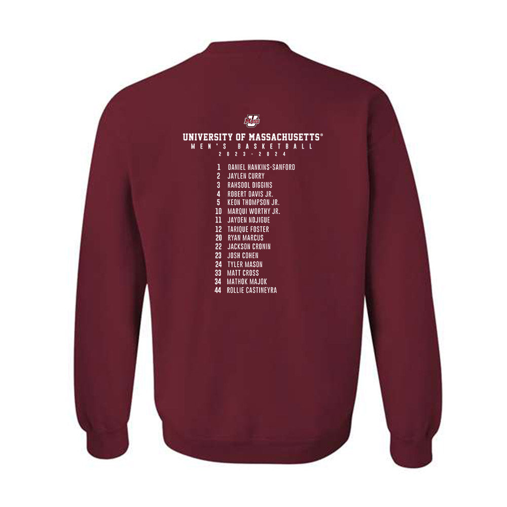 UMass - NCAA Men's Basketball : Luka Damjanac - Crewneck Sweatshirt