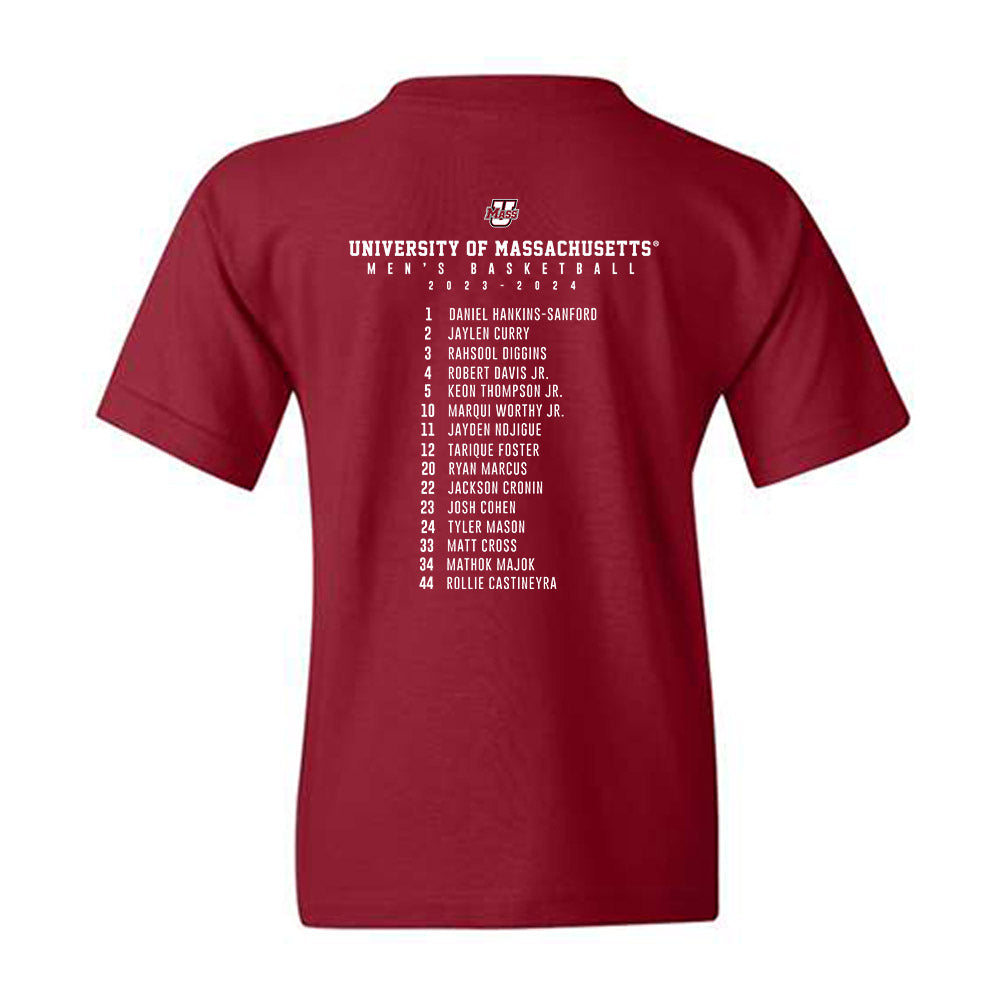 UMass - NCAA Men's Basketball : Amadou Doumbia - Youth T-Shirt-1