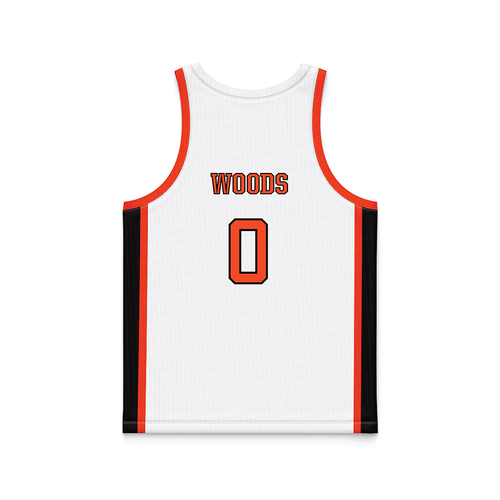 Campbell - NCAA Women's Basketball : Jessica Woods - White Basketball Jersey