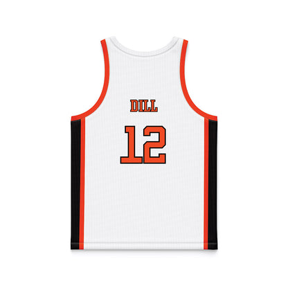 Campbell - NCAA Women's Basketball : Hadleigh Dill - White Basketball Jersey