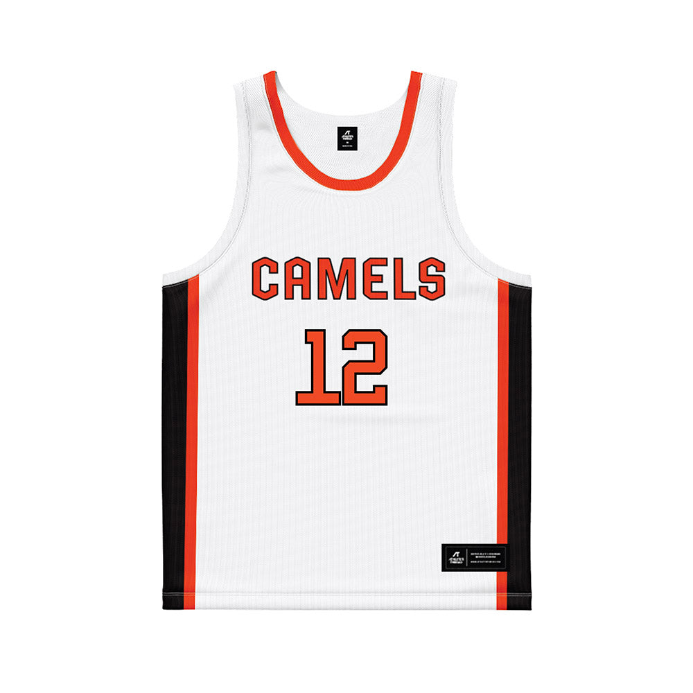 Campbell - NCAA Women's Basketball : Hadleigh Dill - White Basketball Jersey
