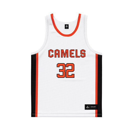 Campbell - NCAA Women's Basketball : Ciara Alexander - White Basketball Jersey