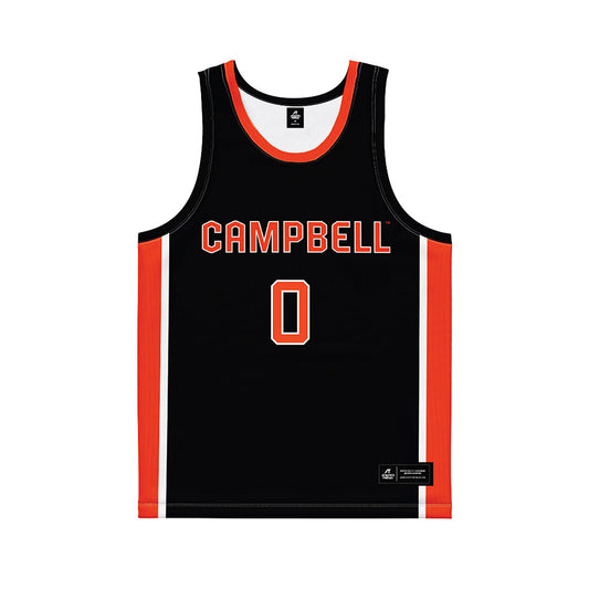 Campbell - NCAA Women's Basketball : Jessica Woods - Black Basketball Jersey