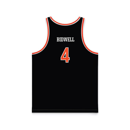 Campbell - NCAA Men's Basketball : Broc Bidwell - Black Basketball Jersey